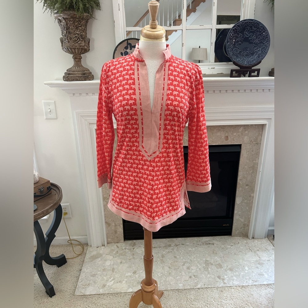 Sheridan French Elephant Print Tunic